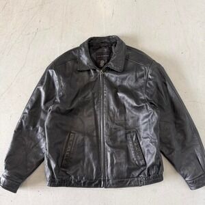Vintage Croft&Barrow Men's XLTall Leather Jacket